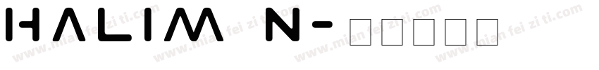 halim N字体转换
